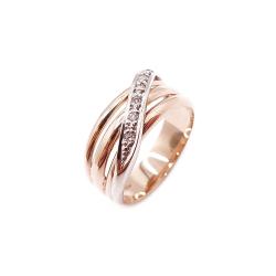 Tuotekuva Kultainen tim.sormus 17,5mm 0,06ct