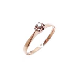 Tuotekuva Kultainen timanttisormus 0,03ct 17mm