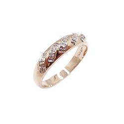 Tuotekuva Kultainen timanttisormus 0,05ct 18mm