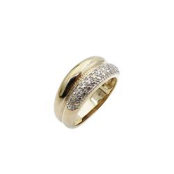 Tuotekuva Kultainen timanttisormus 17,25mm 5x0,005ct