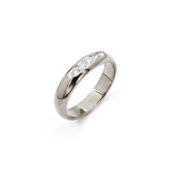 Tuotekuva Valkokultainen timanttisormus 5 x 0,02ct