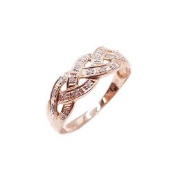 Tuotekuva Kultainen timanttisormus 19,5mm 0,01ct