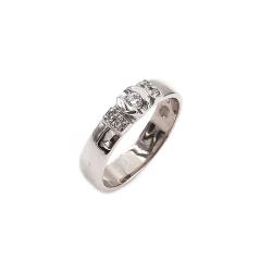 Tuotekuva Valkokultainen timanttisormus 5 kpl yht. 0.04ct+0.07ct 15.75 4mm MSOY