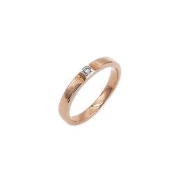 Tuotekuva 18K kultainen timanttisormus 0.02ct 3mm 16.5 EL