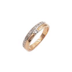 Tuotekuva 18K kultainen timanttisormus 16kpl yht. 0.15ct 17