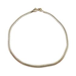 Tuotekuva Kultainen litteä panssari-ranneketju 18,5cm lev.2mm