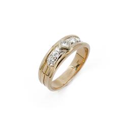 Tuotekuva Kultainen timanttisormus 0,13ct