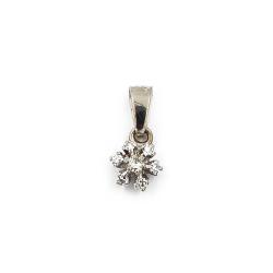 Tuotekuva Valkokultainen timantti Tähtiriipus 0.03ct