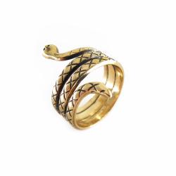 Tuotekuva Kalevala Koru Käärmesormus,18 mm, pronssi