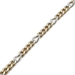 Tuotekuva timantti panssari ranneketju 19cm KLE 30x0,005ct