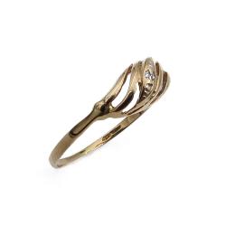 Tuotekuva kultainen timanttisormus 16,25mm 0,005ct