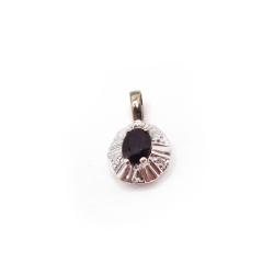 Tuotekuva 18k sinisafiiri-timanttiriipus 0,015ct