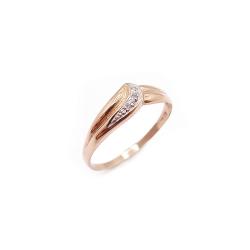 Tuotekuva Kultainen timanttisormus 0,01ct 20mm