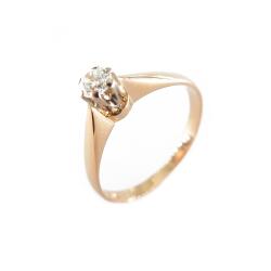 Tuotekuva Kultainen timanttisormus,16.75mm,Tim.0,10ct