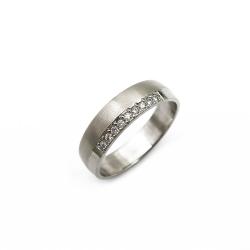 Tuotekuva Palladium timanttisormus 0.09ct 18,5mm