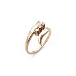 Tuotekuva 18k Timanttisormus 0,09ct 15,25mm