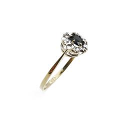 Tuotekuva Diana sinisafiiri-timanttisormus 16,65mm 0,006ct