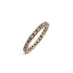 Tuotekuva kultainen allianssi sormus 17,15mm 0,26ct