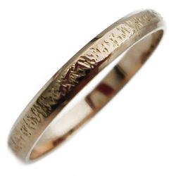 Tuotekuva 18k Keltakultainen kuvioitu kihlasormus 17,45mm