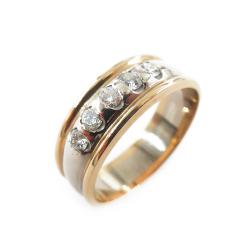 Tuotekuva 18K Kultainen timanttisormus,17,5mm, vk/kk, Tim. 0,15ct