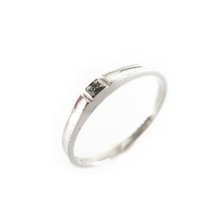 Tuotekuva Valkokultainen timanttisormus, Tim.0,002ct, 16,5mm