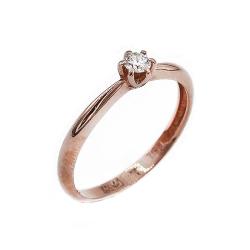 Tuotekuva Kultainen timanttisormus 0.10ct 16.5