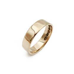 Tuotekuva 18k kultainen flakka kihlasormus 17,25mm v.-65