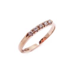 Tuotekuva Kultainen rivitimanttisormus 0,15ct 18mm v.-90