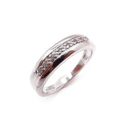 Tuotekuva Valkokultainen timanttisormus n.0.08ct 16mm