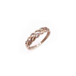 Tuotekuva Kultainen letitetty sormus tim.0,03ct