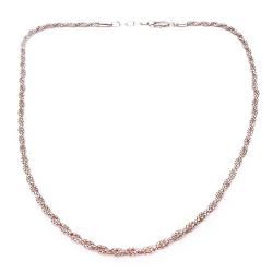 Tuotekuva Hopeinen kierre kaulaketju 42-45cm