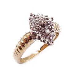 Tuotekuva 18k Timanttisormus 0,23ct 17+mm