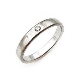 Tuotekuva 18K Tillanderin valkok. tim. sorm.0,05ct koko 22,0 lev.4mm v.2001