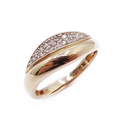 Tuotekuva Kultainen timanttisormus 17+mm 0,12ct