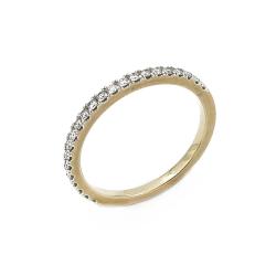 Tuotekuva Timanttisormus halk.15.5mm  Tim.yht.0,11ct
