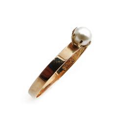 Tuotekuva Kultainen aito-helmisormus 16,45mm v.-78