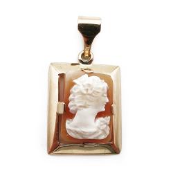 Tuotekuva Kultainen Camee riipus v.-67