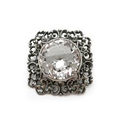 Tuotekuva Rintaneula kirkkaalla kivellä v.-71