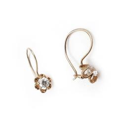 Tuotekuva Kirkaskivelliset kukka koukkukorvakorut