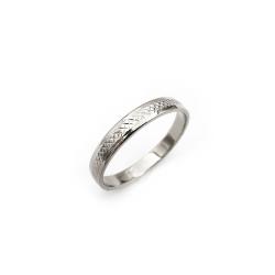 Tuotekuva Valkokultainen sormus, flakka 2.85mm 17,0mm