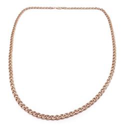 Tuotekuva Kultainen kaulaketju tuplapanssaria 55cm