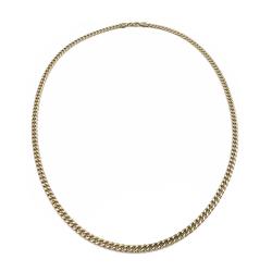 Tuotekuva Kultainen kaulaketju, panssari 4.2mm 51cm