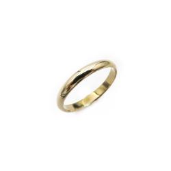Tuotekuva Kultainen sormus, puolipyöreä 2.9mm 18,0mm