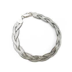 Tuotekuva Palmikoitu litteä ranneketju 18cm