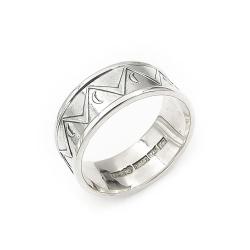 Tuotekuva Hopeasormus halk.17+ lev.6mm v.1963