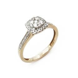 Tuotekuva Halo tim.sormus 0,25ct 43kpl 16,5mm GHA