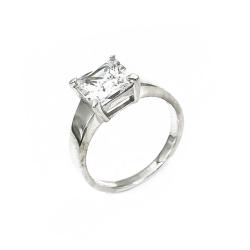 Tuotekuva Hopeasormus, cz halk.17.5mm