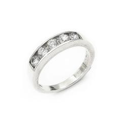 Tuotekuva Hopeasormus cz. halk.16,5mm