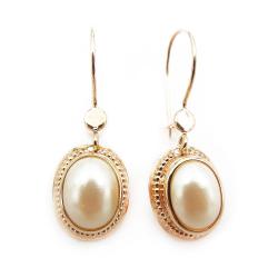 Tuotekuva Kultaiset helmiäiskorvakorut