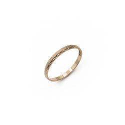 Tuotekuva Taottu kiiltäväreunainen sormus koko 20,5